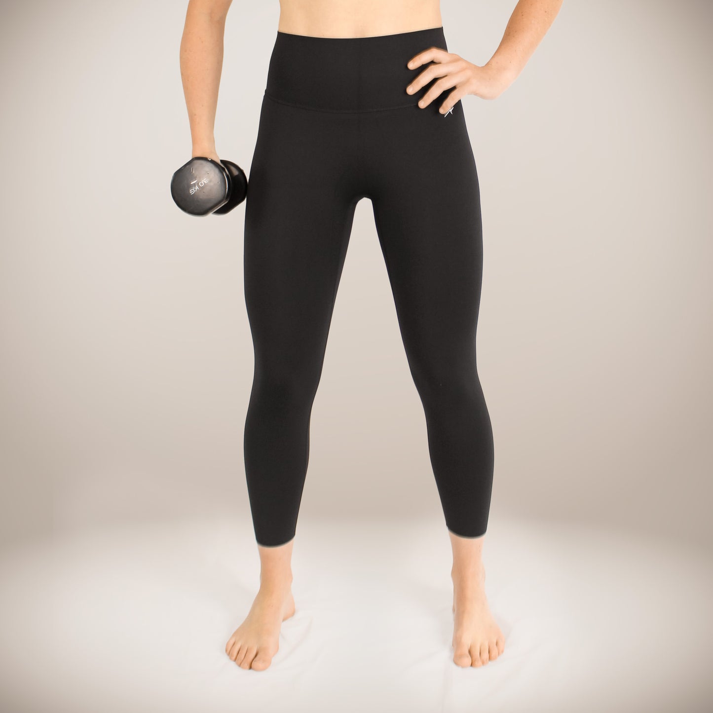 black leggings front