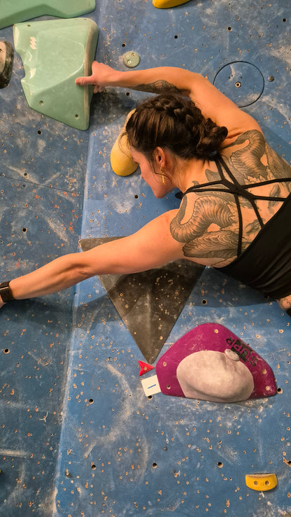 Sports Bra with Crossed Back Straps - POWER