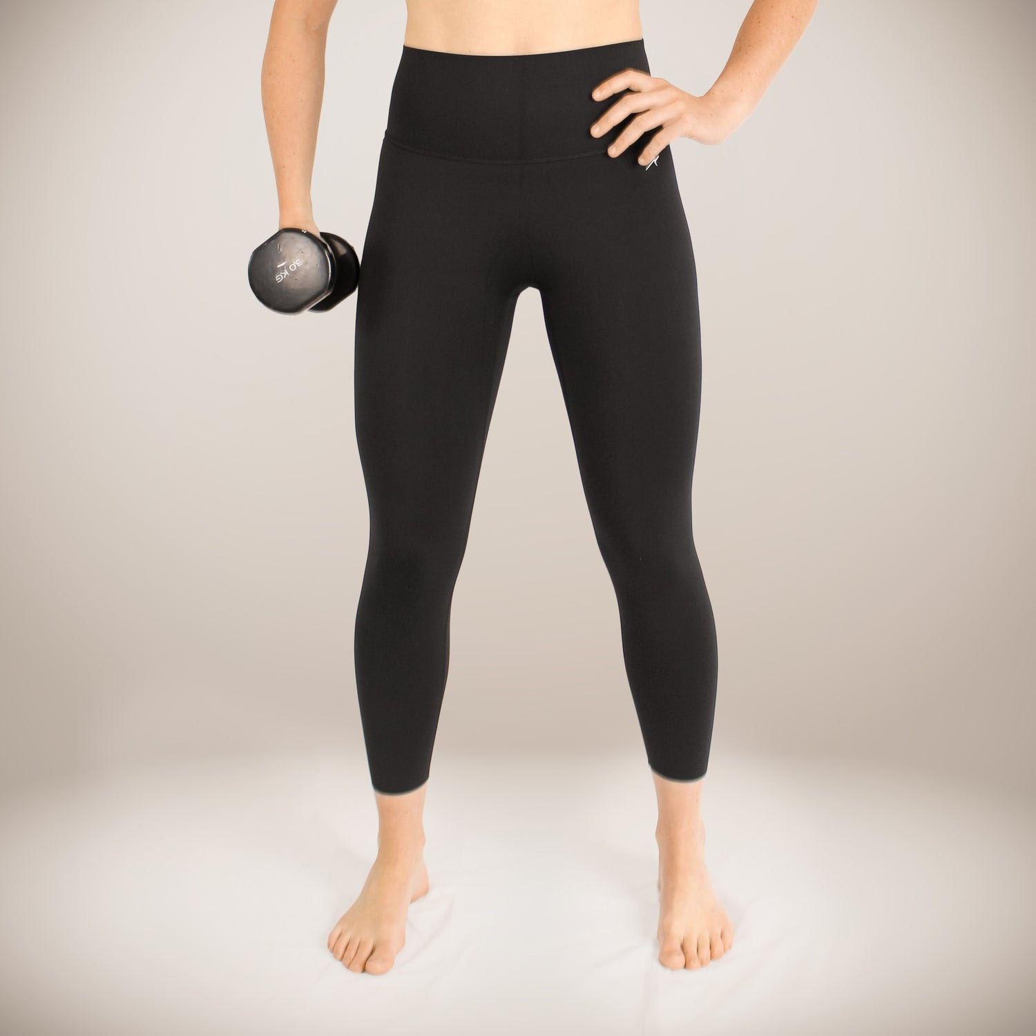 black leggings front